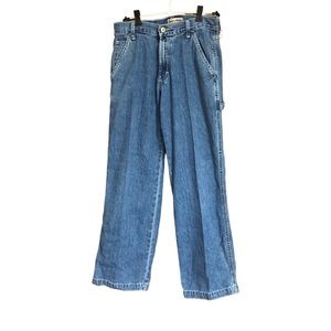 Baggy Wide Leg Carpenter Jeans
